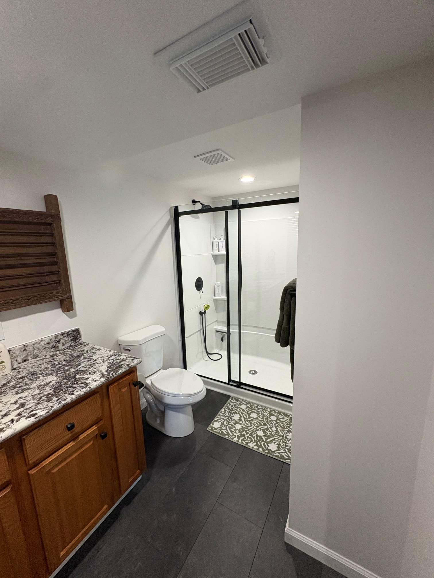 Basement construction progress photo